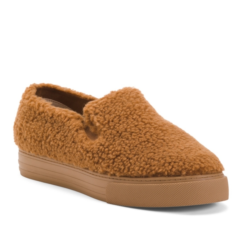 NEW BC Cozy Tan Slip-On Women Shoes